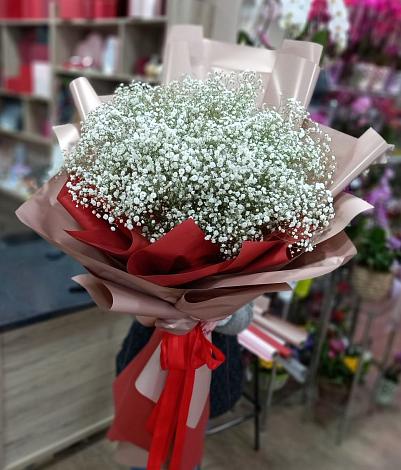 Букет цветов из: Гипсофила в Верхоянске