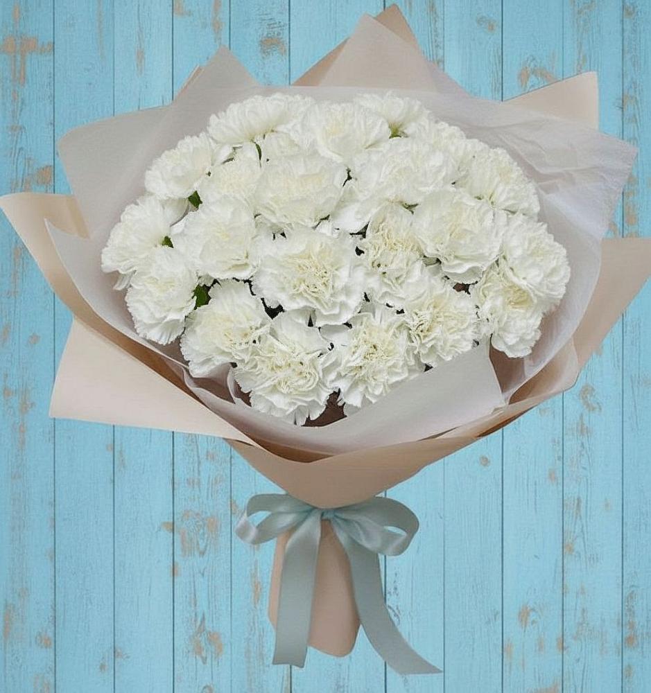 Букет цветов из: Гвоздики в Верхоянске