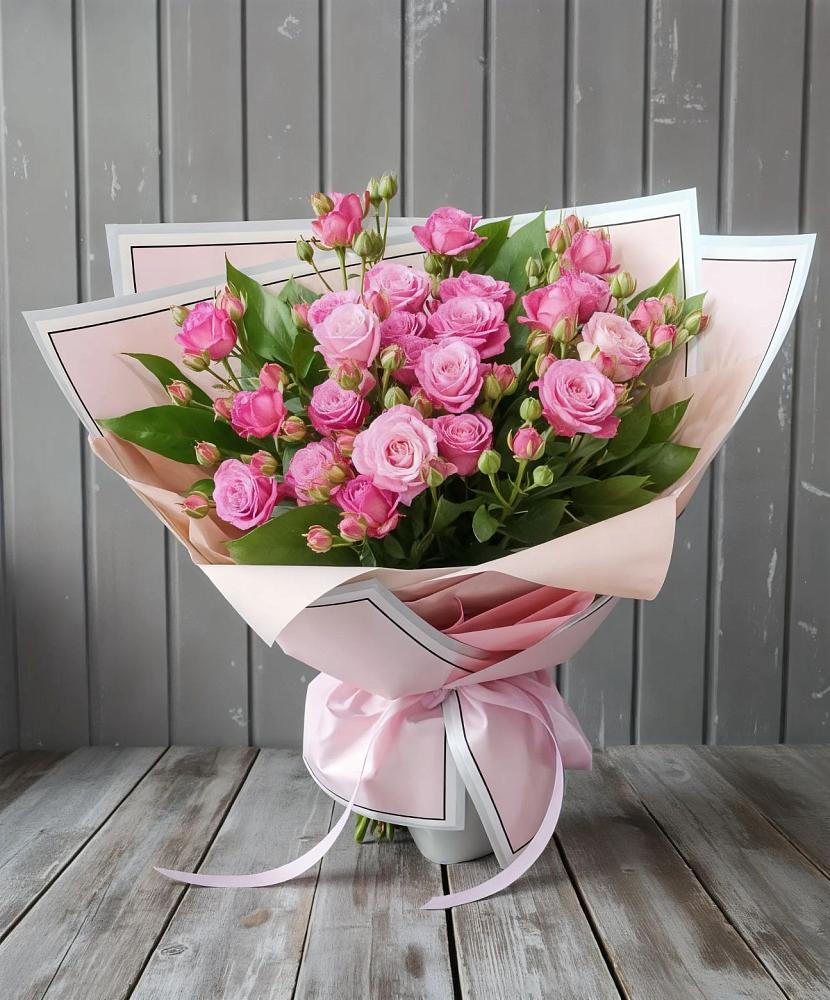 Букет Розовый кустик в Верхоянске