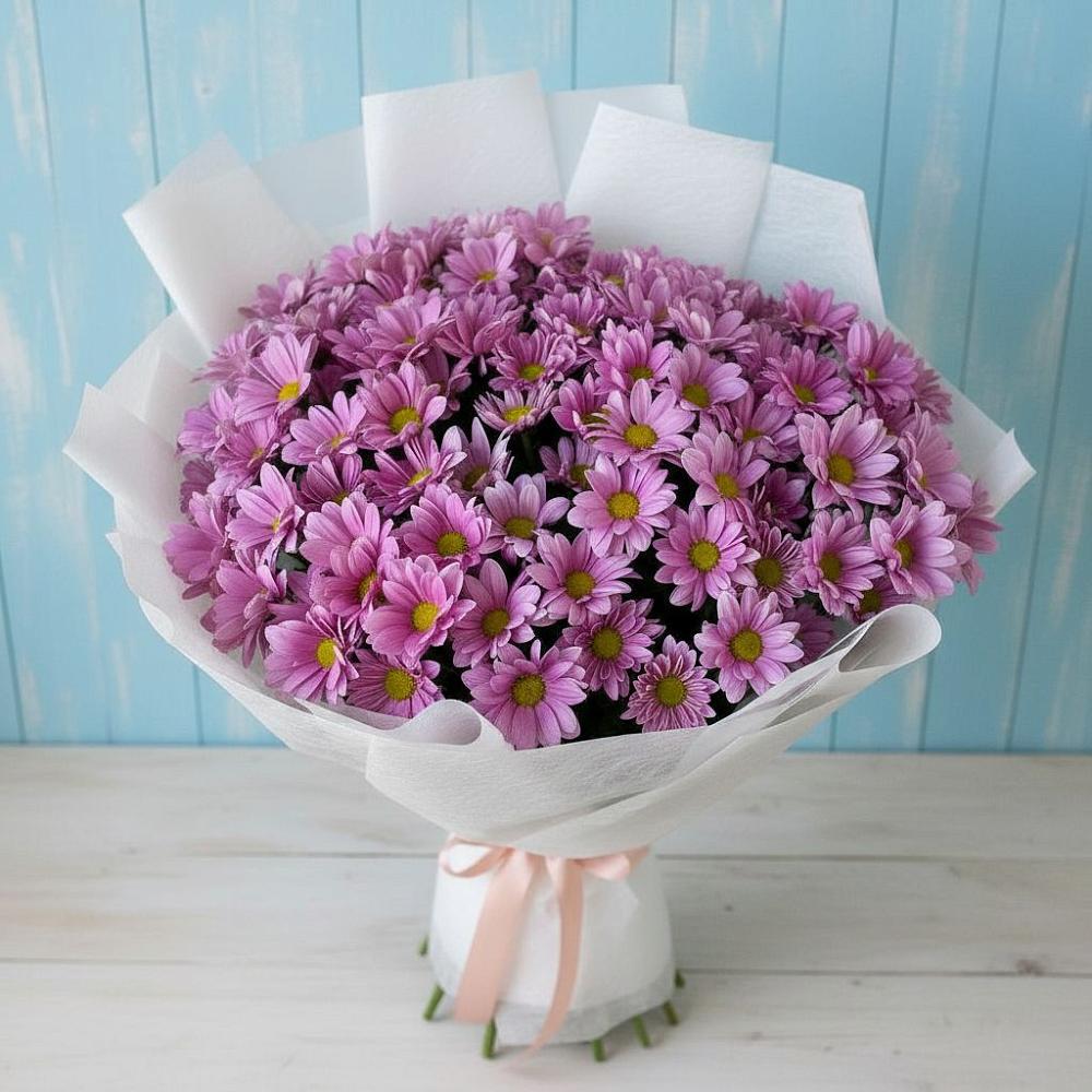 Букет цветов из: Хризантемы в Верхоянске