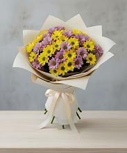 Букет цветов из:  Хризантемы в Верхоянске