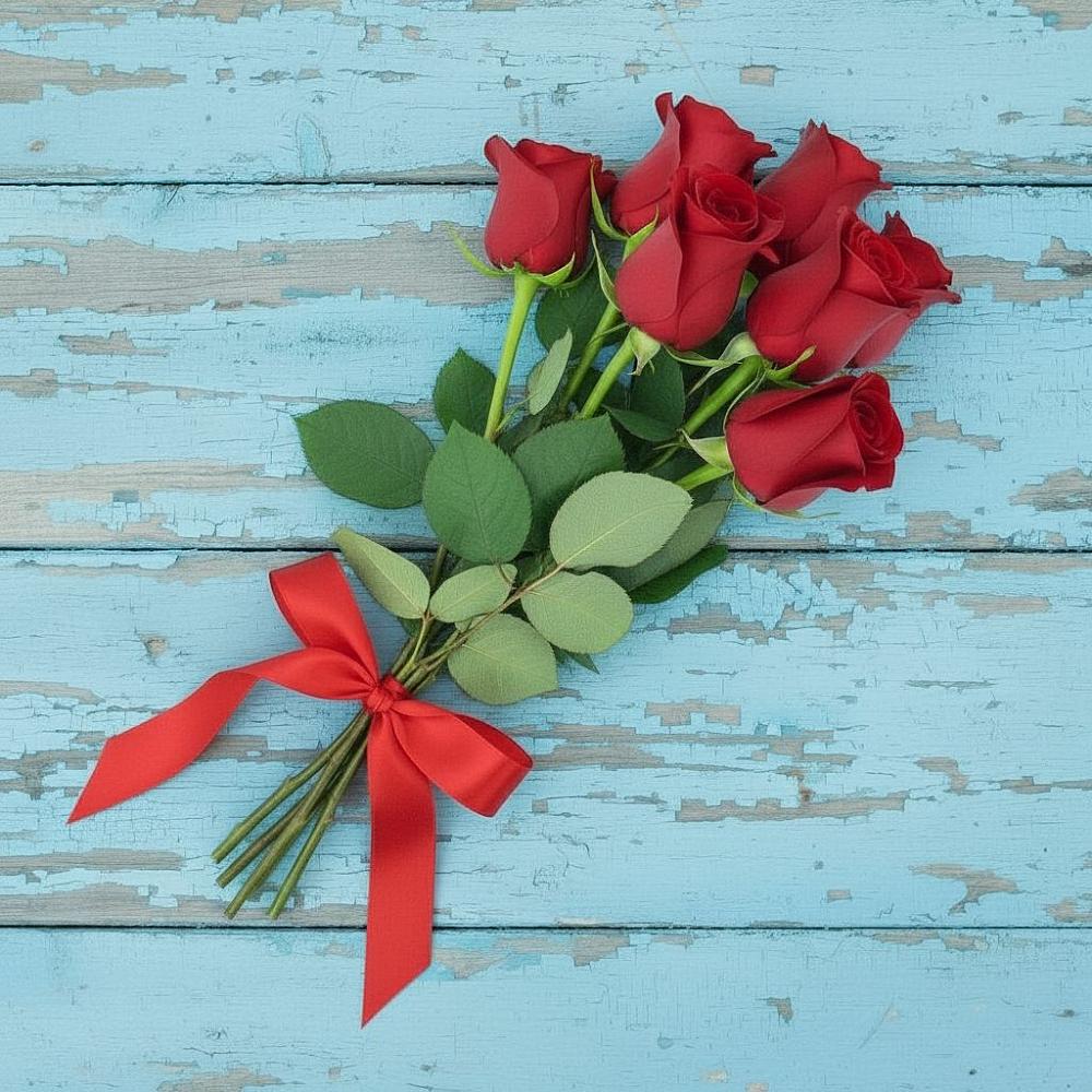 Букет Красные розы в Верхоянске
