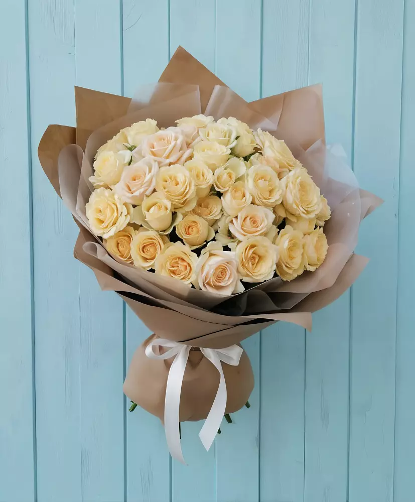 Букет Кремовое облако в Верхоянске