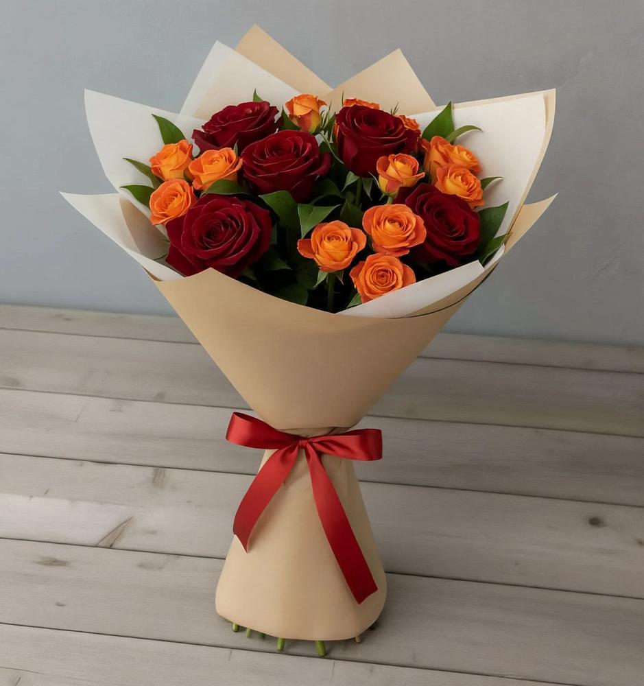 Букет Любовь и восторг в Верхоянске